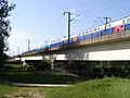 English: A bridge on LGV Sud-Est, near Saint-Florentin, Yonne, France. Français : Un viaduc de la LGV Sud-Est|LGV Sud-Est|LGV Sud-Est, près de Saint-Florentin, Yonne, France.