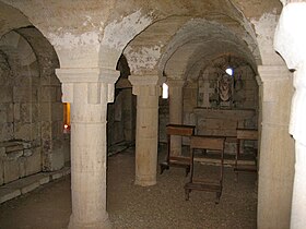 Crypte de l'église Saint-Denis.