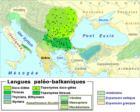 Langues paléo-balkaniques