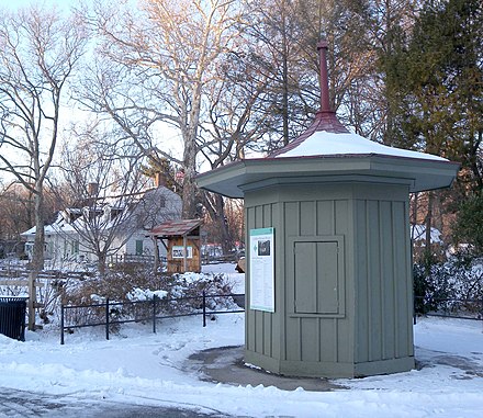 19th-century toll booth in Brooklyn, New York