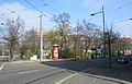 Stannebeinplatz, von Brücke Hermann-Liebmann-Straße aus gesehen