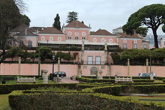 Facade of the Belém Palace.