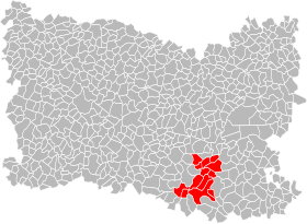 Localisation de Communauté de communes Cœur Sud Oise