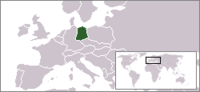Locatie van Deutsche Demokratische Republik