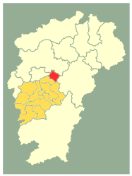 Contea di Xingan – Mappa