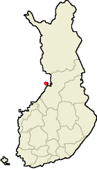 Hailuoto sur la mapo de Finnlando
