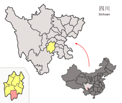 马边彝族自治县的地理位置