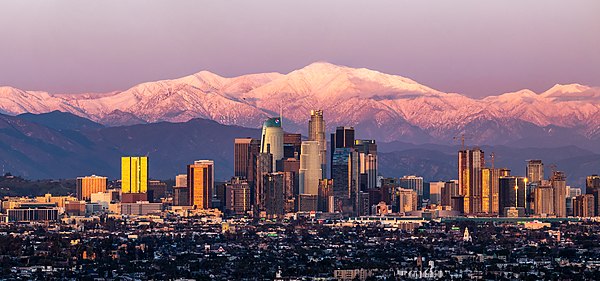 Image: Los Angeles with Mount Baldy