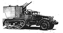 Side view of the M15 half-track