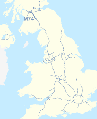 <span class="mw-page-title-main">A74(M) and M74 motorways</span> Major motorway in Scotland