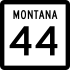 Montana Highway 44 işaretçisi