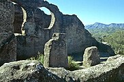 Bobastro: Ruine einer mozarabischen Höhlenkirche