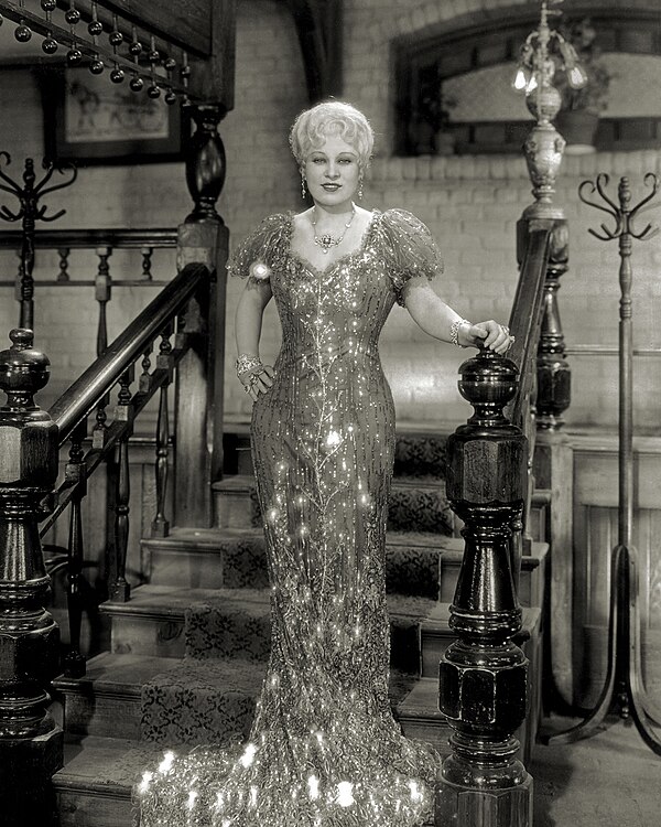 Mae West in the film