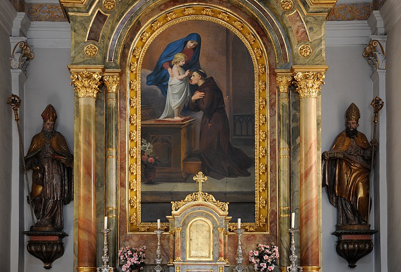 File:Main Altar of Saint Antony church in St. Ulrich.jpg