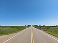 Provincial Road 256 with bridge over Gainsborough Creek, Manitoba