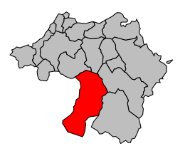Cantone di Saint-Étienne-de-Baïgorry – Mappa