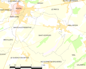 Poziția localității Saint-Georges