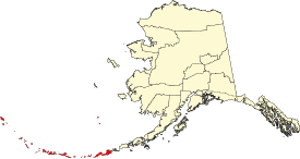 Koort vun Aleutians West Census Area