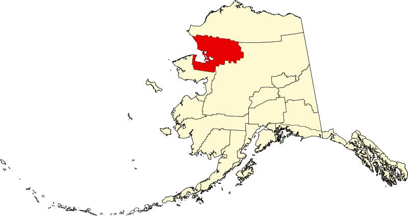 File:Map of Alaska highlighting Northwest Arctic Borough.svg