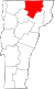 Map of Vermont highlighting Orleans County.svg