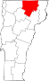 Comitatul Orleans map
