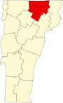 Map of Vermont highlighting Orleans County.svg