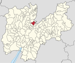 Elhelyezkedése * Trento autonóm megye * Rotaliana-Königsberg térképén