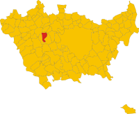 Locatie van Sedriano in Milaan (MI)