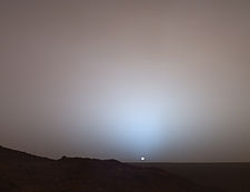 Залазак Сунца на Марсу