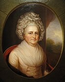 Martha Washington by Rembrandt Peale, probably 1853, after Charles Wilson Peale