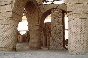The Nine Dome Mosque in Balkh (9th century)