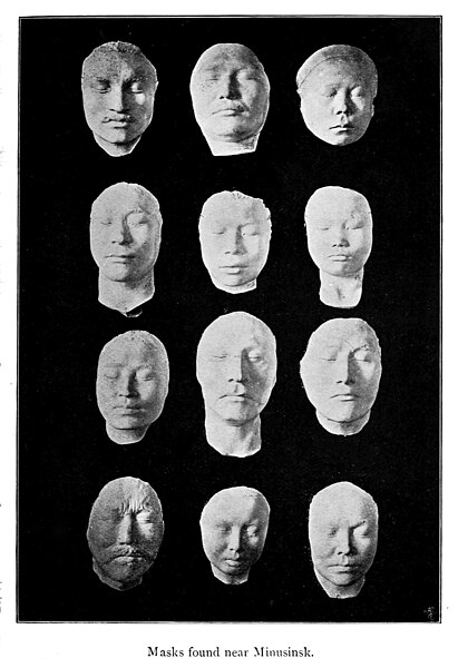 File:Masks from near Minusinsk (A ribbon of iron, 1901).jpg