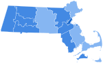 Thumbnail for 1996 United States presidential election in Massachusetts