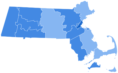 Ergebnisse der Präsidentschaftswahlen in Massachusetts 1996.svg