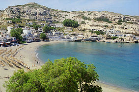 Matala-bay and beach, 2003