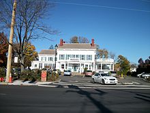 The Joseph Denton Mansion, which is used as a McDonald's restaurant.