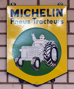 Michelin enamel advert sign at the den hartog ford museum pic-053