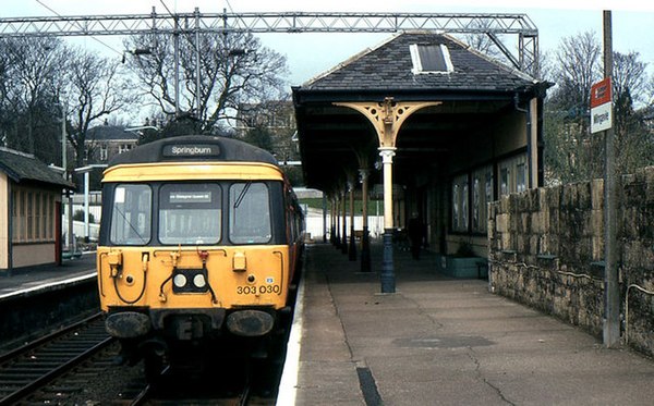 Milngavie station in 1985