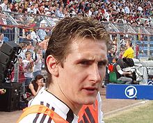 Klose on international duty for Germany at the 2006 FIFA World Cup