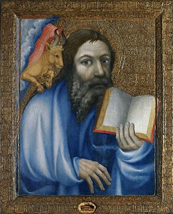 Mistr Theodorik, Sv. Lukáš Evangelista, Národní galerie v Praze.jpg
