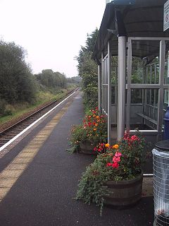 Morchard Road railway station Railway station in Devon, England