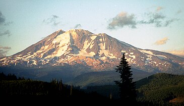 Mount Adams Wilderness protects the western side of the mountain.