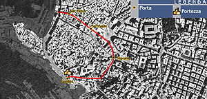 Map of the city walls at the end of 10th century Muragenova3.jpg