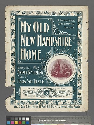 <span class="mw-page-title-main">My Old New Hampshire Home</span> Song