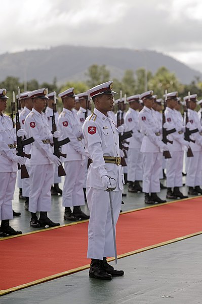 File:Myanmar Army personnel at Naypyidaw reception.jpg