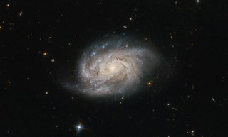 NGC 1803 Barred spiral galaxy in Pictor