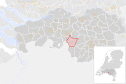 Locatie van de gemeente Hilvarenbeek (gemeentegrenzen CBS 2016)