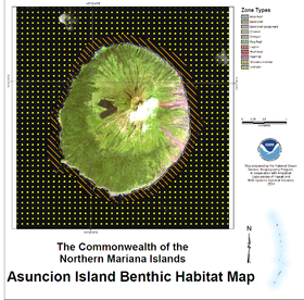 NOAA Asuncion Island Benthic Map.png