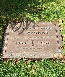 Grave of Natalie Wood at Westwood Memorial Park