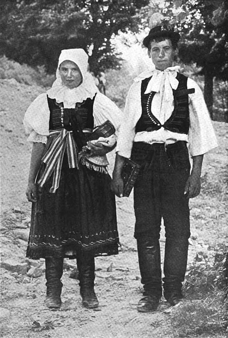 A Slovak bride and groom